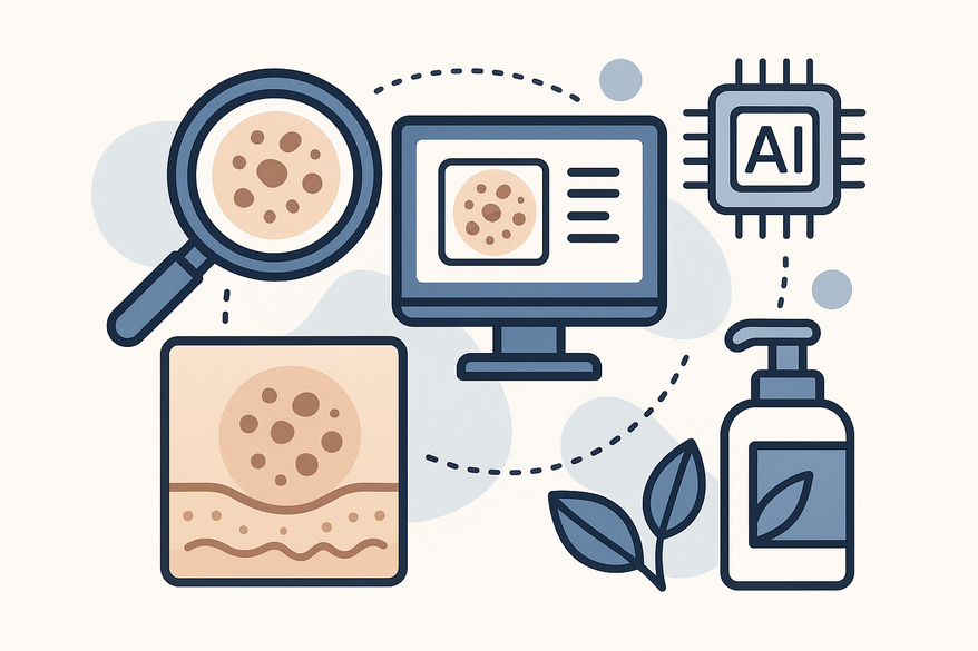 Exploring the AI Dermatology Diagnostic Process: Machine Intelligence in Skin Condition Analysis