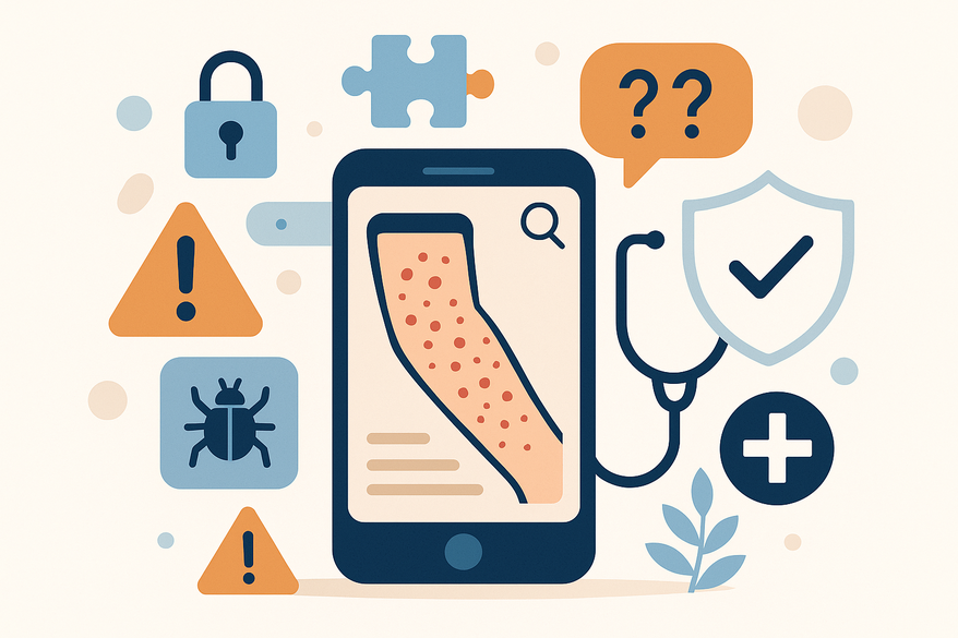 Common Issues with Rash Diagnosis Apps: Risks, Challenges, and How to Stay Safe