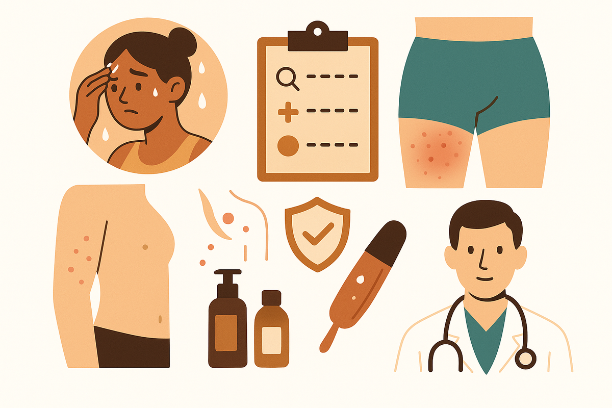 Sweat Rash: Causes, Symptoms, and How to Treat Chafing and Friction Rash