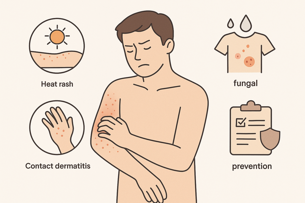 Causes of Rashes from Sweat: The Complete Guide to Sweat-Related Skin Rashes