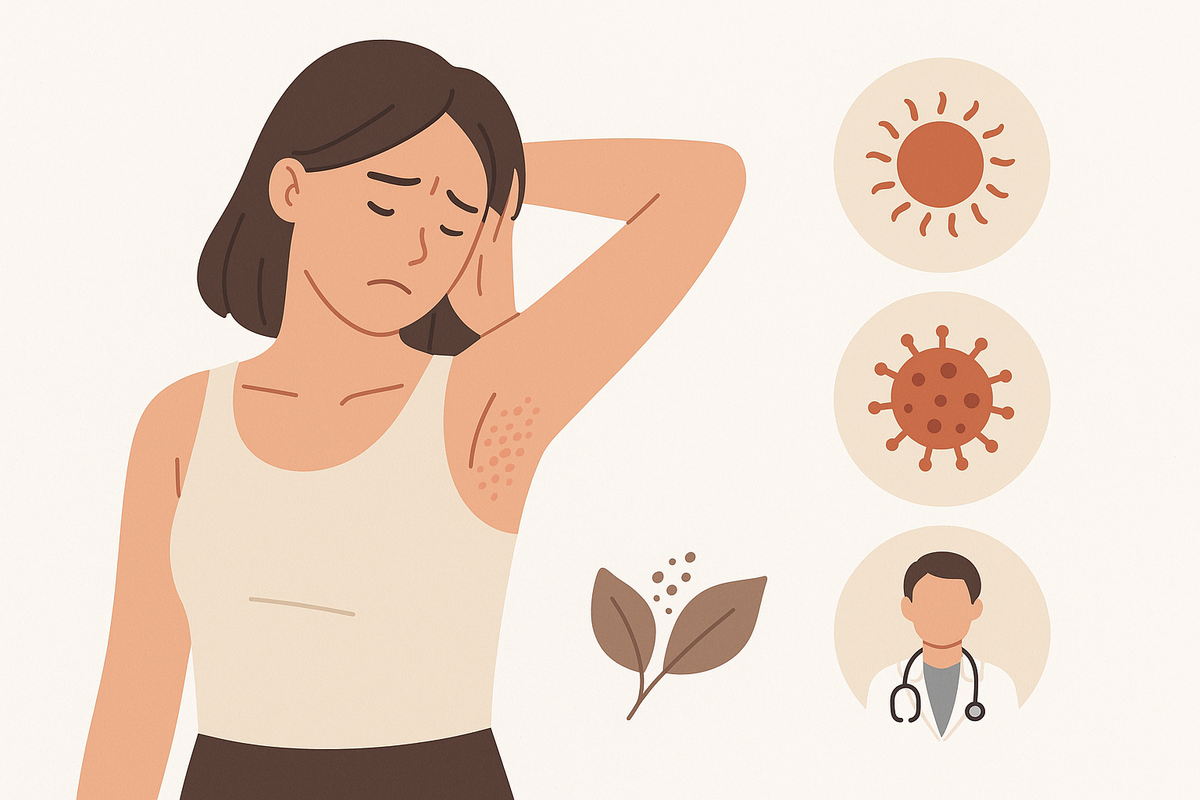 Top Reasons for Rashes Under Armpits: Causes, Types & What To Do