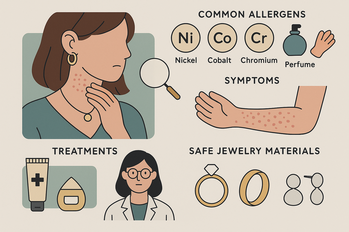 Skin Rashes from Wearing Jewelry: Causes, Symptoms & Solutions