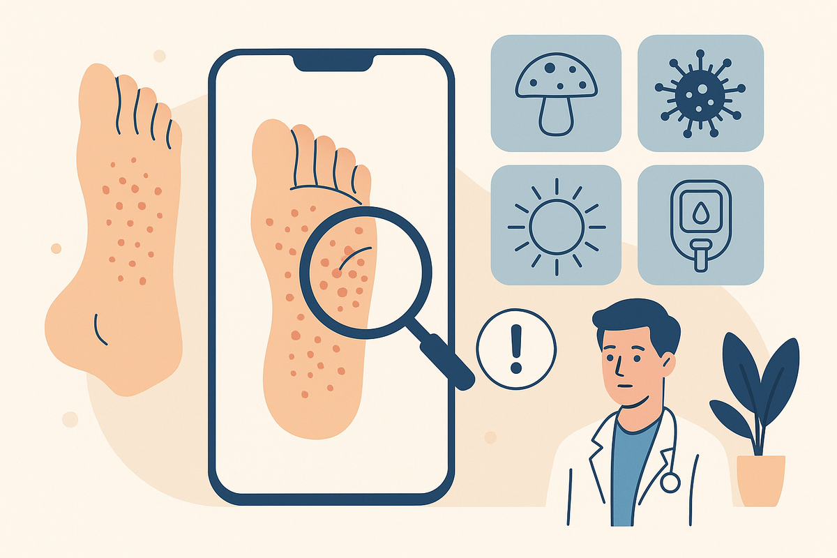 Reasons for Rashes on Feet: Complete Guide to Causes & Solutions
