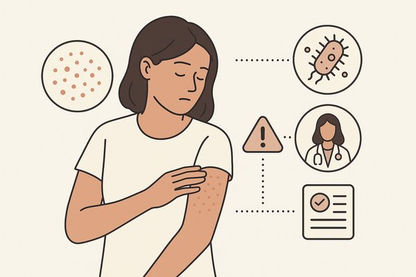 Rash With No Itch: Causes, Types, and When to Worry