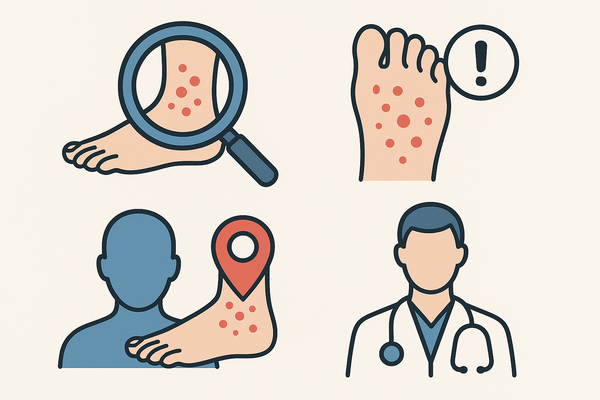 Rash on Ankles and Feet: Causes, Symptoms, and Area-Specific Guide