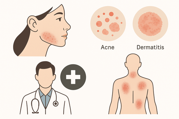 Rash Under Jawline: Causes, Patterns, and When to Worry