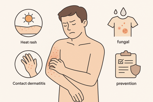 Causes of Rashes from Sweat: The Complete Guide to Sweat-Related Skin Rashes
