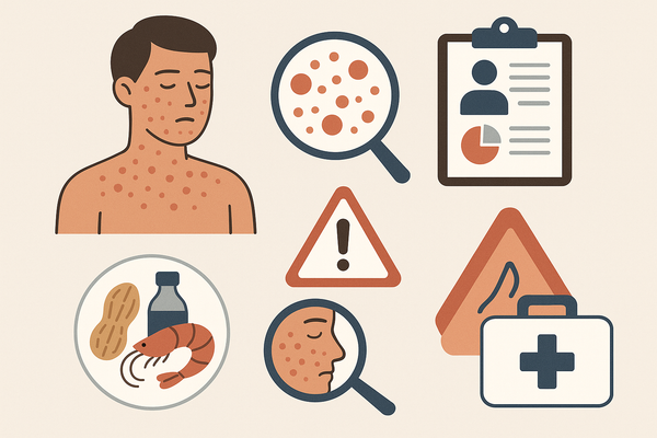 Rashes from Food Allergies in Adults: Symptoms, Causes, & Relief